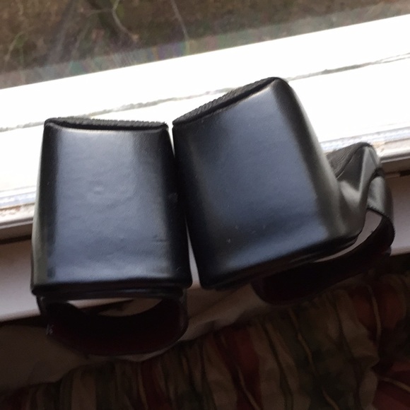 BCBG Square Toe Leather Sandals - Picture 5 of 7